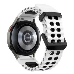 Ремінець KALEBOL Ocean Strap для Samsung Galaxy Watch 4 / 4 Classic / 5 / 5 Pro / 6 / 6 Classic / 7 / FE - White / Black
