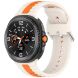Ремешок Reframe Vertical Strip для Samsung Galaxy Watch 8 (40/44mm) / 8 Classic / Ultra (2025) - Starlight / Orange. Фото 2 из 5