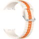 Ремешок Reframe Vertical Strip для Samsung Galaxy Watch 8 (40/44mm) / 8 Classic / Ultra (2025) - Starlight / Orange. Фото 1 из 5