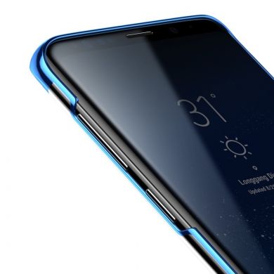 Пластиковый чехол BASEUS Glitter Series для Samsung Galaxy S9 (G960) - Blue