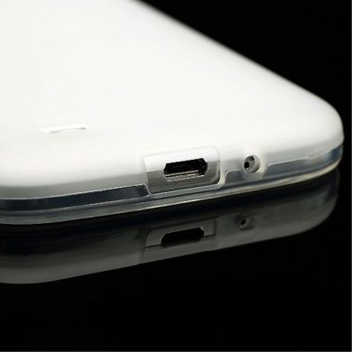 Силиконовая накладка Deexe Frosted Case для Samsung Galaxy S4 (i9500) - White