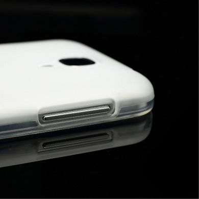 Силиконовая накладка Deexe Frosted Case для Samsung Galaxy S4 (i9500) - White
