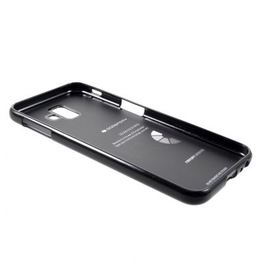 Силиконовый чехол MERCURY Glitter Powder для Samsung Galaxy J6+ (J610) - Black
