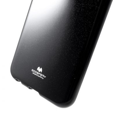 Силиконовый чехол MERCURY Glitter Powder для Samsung Galaxy J6+ (J610) - Black