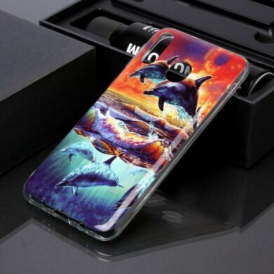 Силиконовый (TPU) чехол Deexe Life Style для Samsung Galaxy M20 (M205) - Dolphin