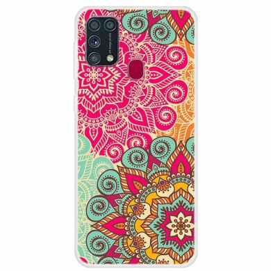 Силиконовый (TPU) чехол Deexe Life Style для Samsung Galaxy M31 (M315) - Mandala