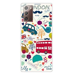 Силіконовий (TPU) чохол Deexe Life Style для Samsung Galaxy Note 20 (N980) - London