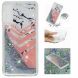 Силиконовый (TPU) чехол Deexe Liquid Glitter для Samsung Galaxy A7 2018 (A750) Marble Pattern