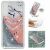Силиконовый (TPU) чехол Deexe Liquid Glitter для Samsung Galaxy A7 2018 (A750) Marble Pattern