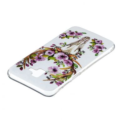 Силиконовый (TPU) чехол Deexe LumiCase для Samsung Galaxy J6+ (J610) - Flowered Elk
