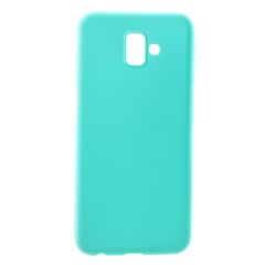 Силиконовый (TPU) чехол Deexe Matte Case для Samsung Galaxy J6+ (J610) - Baby Blue