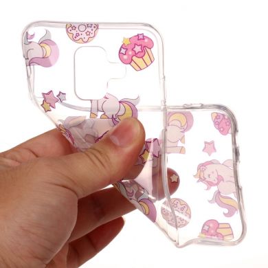 Силіконовий (TPU) чохол Deexe Pretty Glossy для Samsung Galaxy A6 2018 (A600) - Unicorn and Desserts