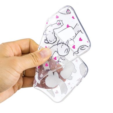 Силіконовий (TPU) чохол Deexe Pretty Glossy для Samsung Galaxy A6 2018 (A600) - Cute Lama