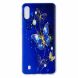 Силіконовий (TPU) чохол Deexe Pretty Glossy для Samsung Galaxy M10 (M105) - Blue Butterfly
