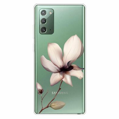 Силіконовий (TPU) чохол Deexe Pretty Glossy для Samsung Galaxy Note 20 (N980) - Fresh Flower