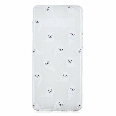 Силіконовий (TPU) чохол Deexe Pretty Glossy для Samsung Galaxy S10 (G973) - Sea Lion