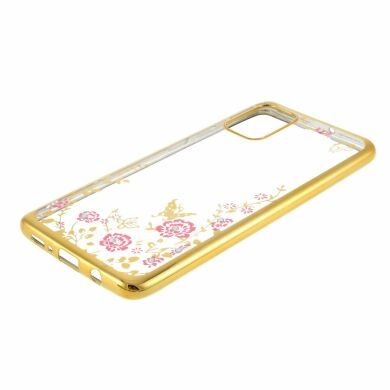 Силиконовый (TPU) чехол Deexe Shiny Cover для Samsung Galaxy A71 (A715) - Gold