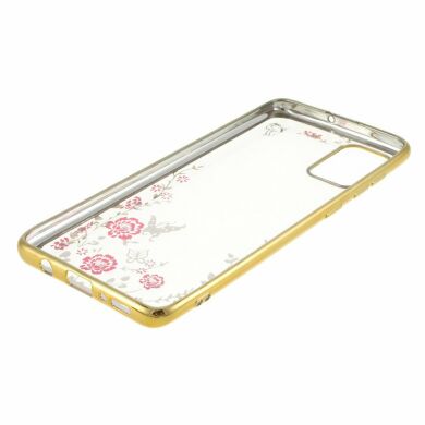 Силиконовый (TPU) чехол Deexe Shiny Cover для Samsung Galaxy A71 (A715) - Gold