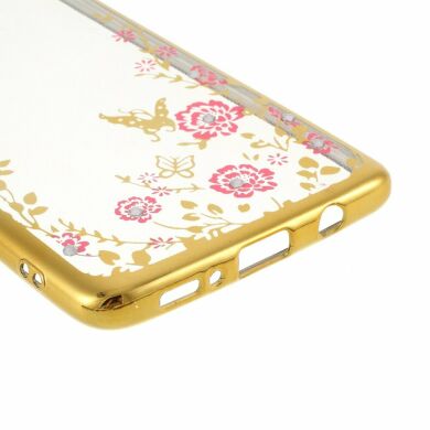 Силиконовый (TPU) чехол Deexe Shiny Cover для Samsung Galaxy A71 (A715) - Gold