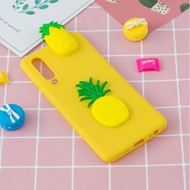 Силіконовий (TPU) чохол UniCase 3D Cartoon Pattern для Samsung Galaxy A70 (A705) - Pineapple