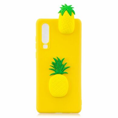 Силіконовий (TPU) чохол UniCase 3D Cartoon Pattern для Samsung Galaxy A70 (A705) - Pineapple