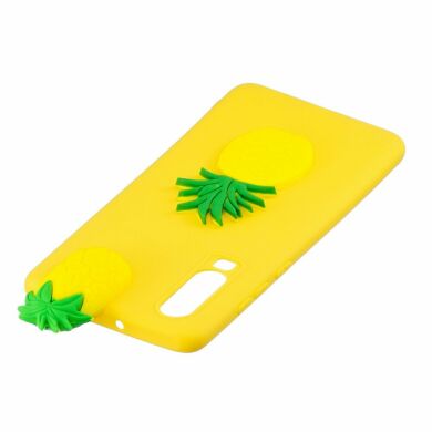 Силіконовий (TPU) чохол UniCase 3D Cartoon Pattern для Samsung Galaxy A70 (A705) - Pineapple