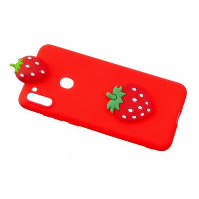 Силіконовий (TPU) чохол UniCase 3D Pattern для Samsung Galaxy A11 (A115) - Strawberry
