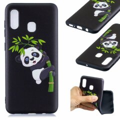 Силіконовий (TPU) чохол UniCase Color Style для Samsung Galaxy A30 (A305) - Panda and Bamboo