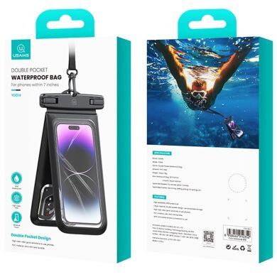 Вологозахисний чохол USAMS YD014 Waterproof Case - Black