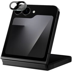 Защитное стекло на камеру IMAK Black Glass Lens для Samsung Galaxy Flip 7 FE - Black