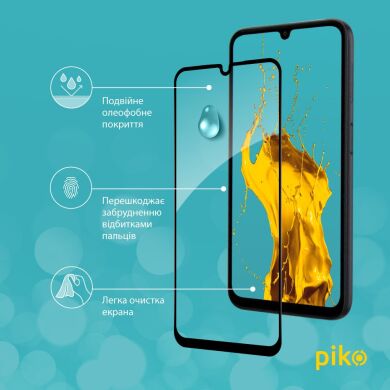 Захисне скло Piko Full Glue для Samsung Galaxy A24 (A245) - Black