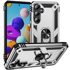 Защитный чехол Deexe Armor Case для Samsung Galaxy A35 (A356) - Silver