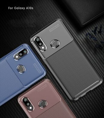 Защитный чехол Deexe Fusion для Samsung Galaxy A10s (A107) - Brown