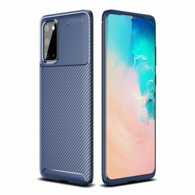 Защитный чехол Deexe Fusion для Samsung Galaxy S20 (G980) - Blue