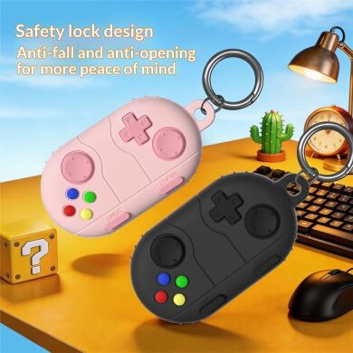 Защитный чехол Deexe Gamepad Clip для Samsung Galaxy SmartTag 2 - Pink