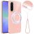 Защитный чехол Deexe Glitter Case with MagSafe для Samsung Galaxy A37 (A376) / A36 (A366) / A56 (A566) - Pink