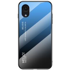 Захисний чохол Deexe Gradient Color для Samsung Galaxy A03 Core (A032) - Black / Blue