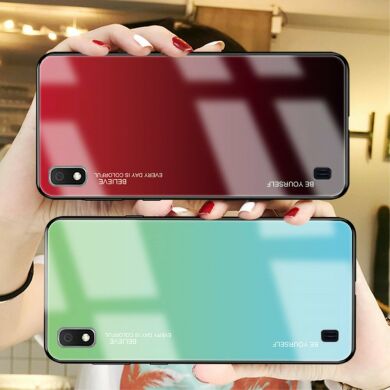 Защитный чехол Deexe Gradient Color для Samsung Galaxy A10 (A105) - Red
