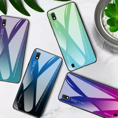 Захисний чохол Deexe Gradient Color для Samsung Galaxy A10 (A105) - Blue / Black
