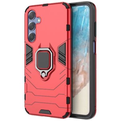 Защитный чехол Deexe Hybrid Case для Samsung Galaxy M35 (M356) - Red