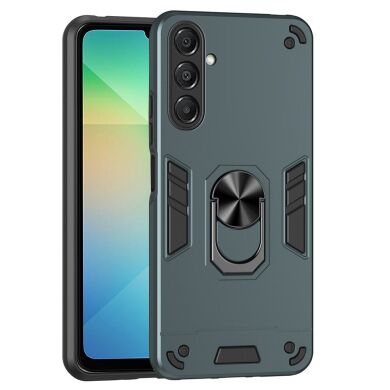 Защитный чехол Deexe Hybrid Shell для Samsung Galaxy A17 (A175) - Green