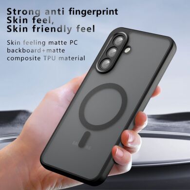 Защитный чехол Deexe Matte Skin with MagSafe для Samsung Galaxy A17 (A175) - Black