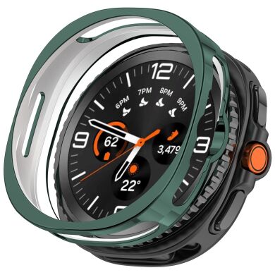 Защитный чехол Deexe Protective Frame для Samsung Galaxy Watch 8 Classic - Green