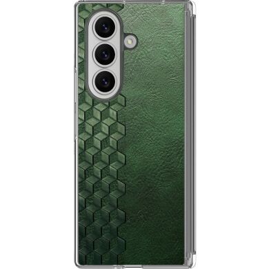 Захисний чохол Deexe Rhombus Case для Samsung Galaxy Fold 8 Ultra - Green