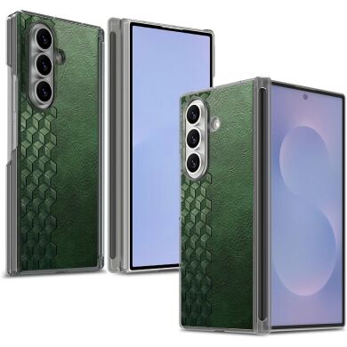 Захисний чохол Deexe Rhombus Case для Samsung Galaxy Fold 8 Ultra - Green
