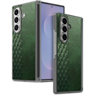 Захисний чохол Deexe Rhombus Case для Samsung Galaxy Fold 8 Ultra - Green