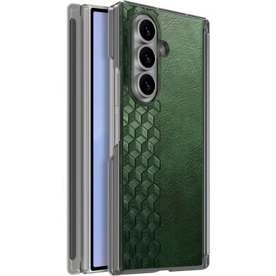 Захисний чохол Deexe Rhombus Case для Samsung Galaxy Fold 8 Ultra - Green
