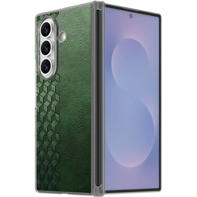 Захисний чохол Deexe Rhombus Case для Samsung Galaxy Fold 8 Ultra - Green