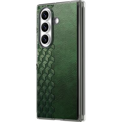 Захисний чохол Deexe Rhombus Case для Samsung Galaxy Fold 8 Ultra - Green