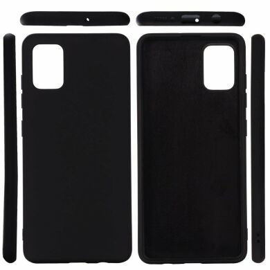 Защитный чехол Deexe Silicone Case для Samsung Galaxy A41 (A415) - Black